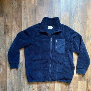 Ugg Lucas Sherpa Zip Up Jacket